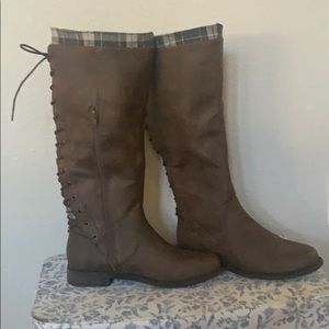 JustFab Ellettra Wide-calf Boots